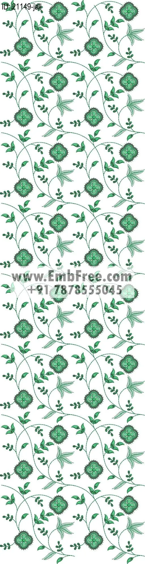 garment allover embroidery design-ID:21149