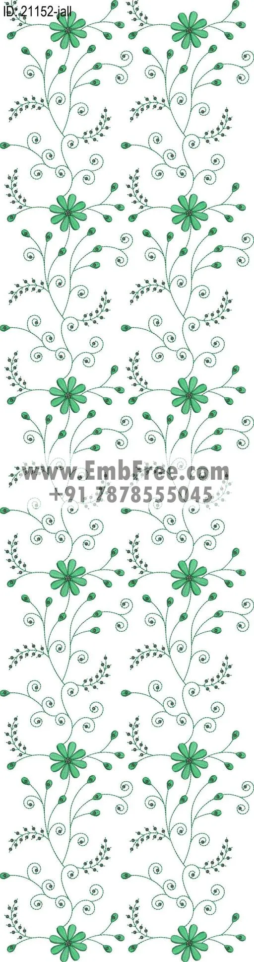 garment allover embroidery design-ID:21152