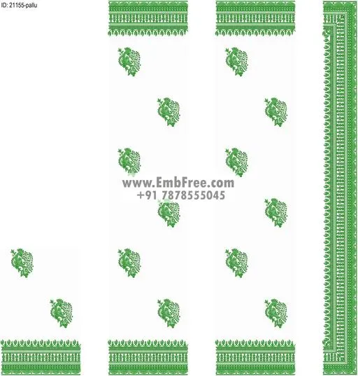 saree cpallu embroidery design-ID:21155