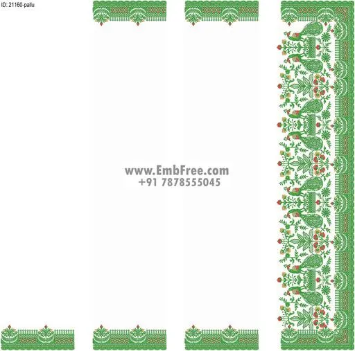 saree cpallu embroidery design-ID:21160