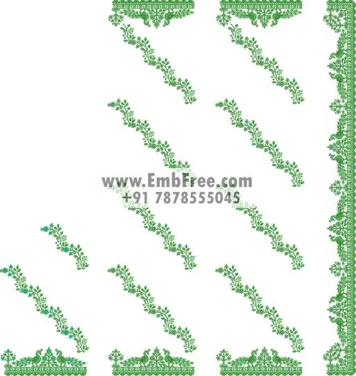 saree cpallu embroidery design-ID:21162