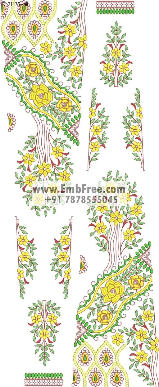 lahenga choli embroidery design-ID:21175