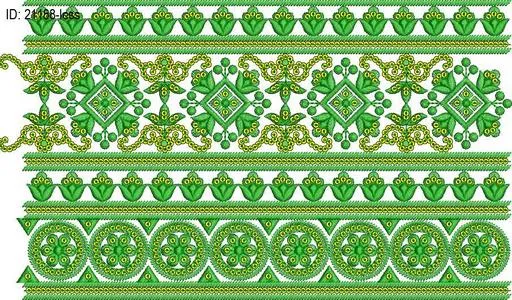 less border embroidery designs-ID:21188