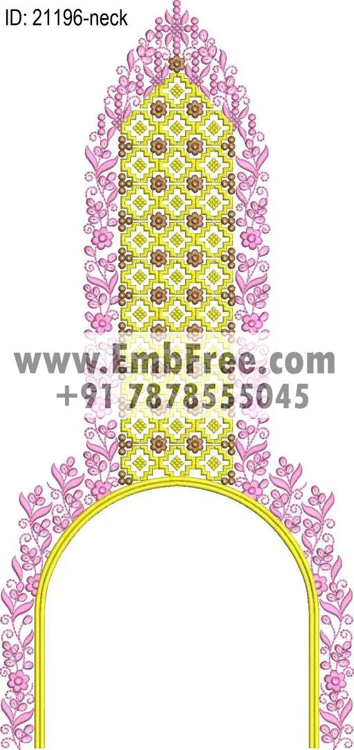 neck embroidery design-ID:21196