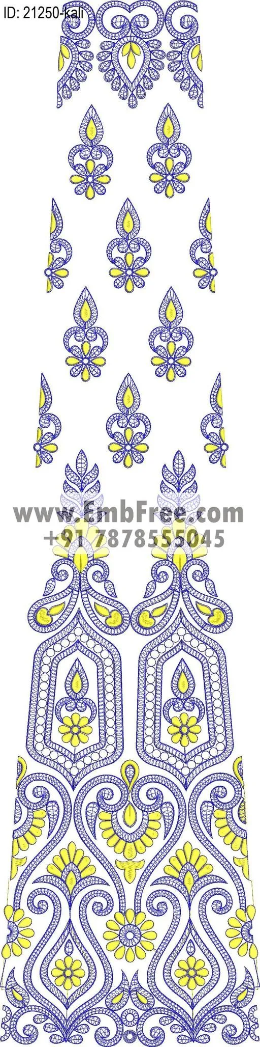 lahenga choli embroidery design-ID:21250