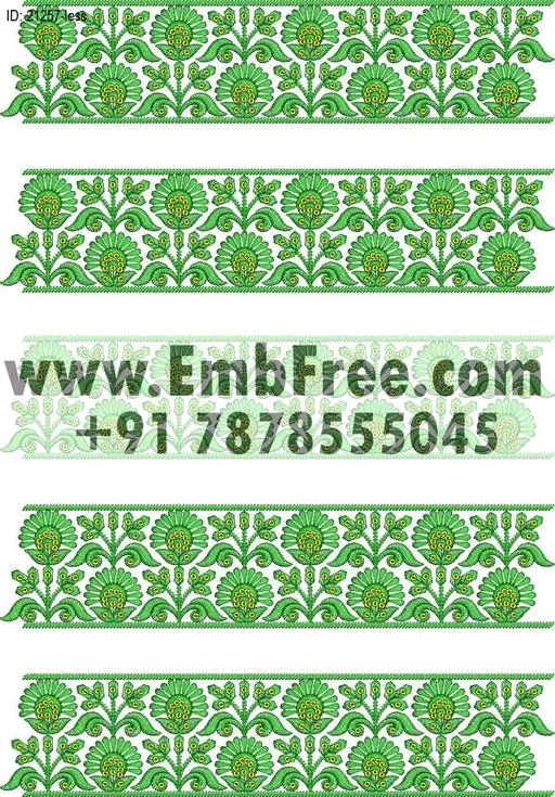 less border embroidery designs-ID:21257