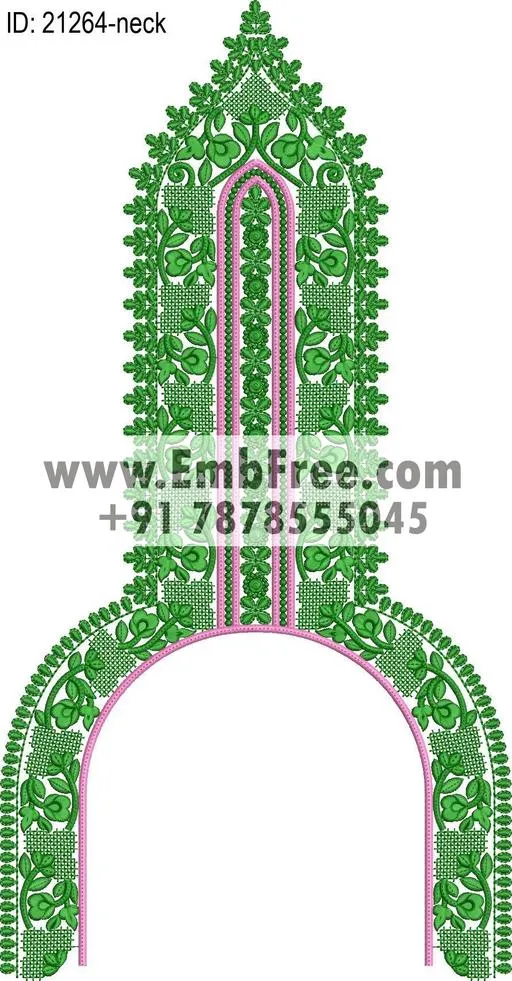 neck embroidery design-ID:21264