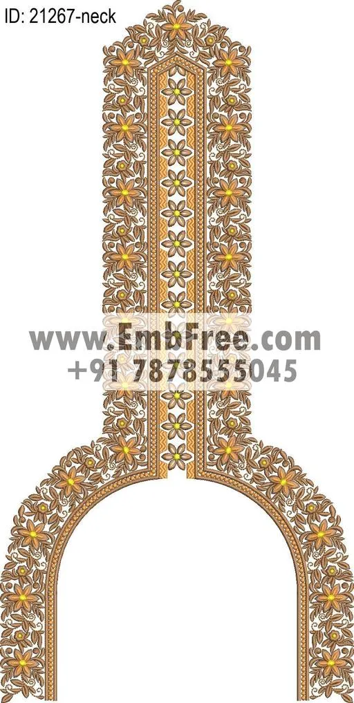 neck embroidery design-ID:21267