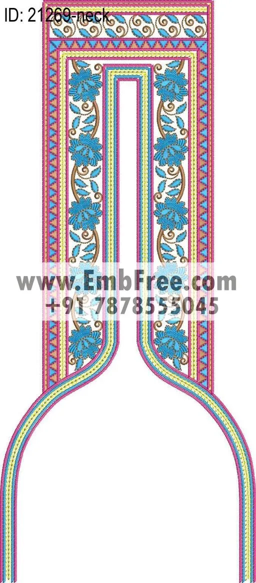 neck embroidery design-ID:21269