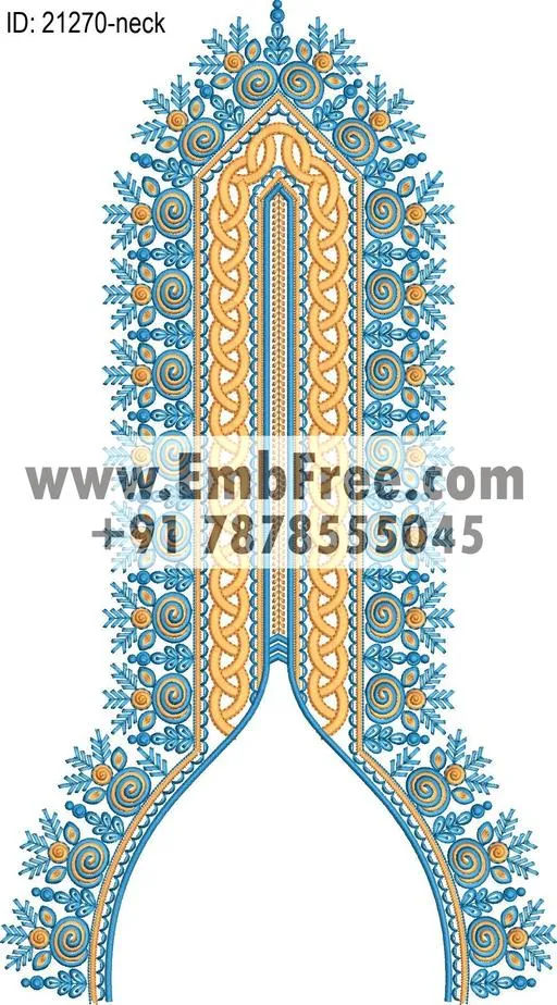 neck embroidery design-ID:21270