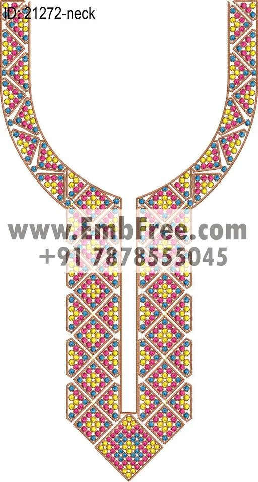neck embroidery design-ID:21272