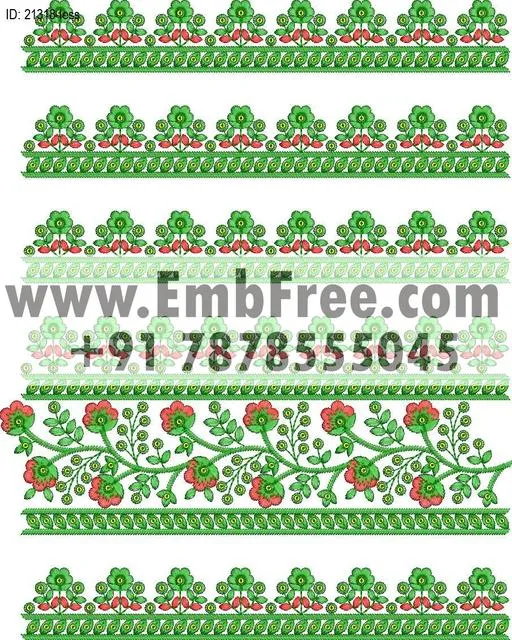 less border embroidery designs-ID:21318