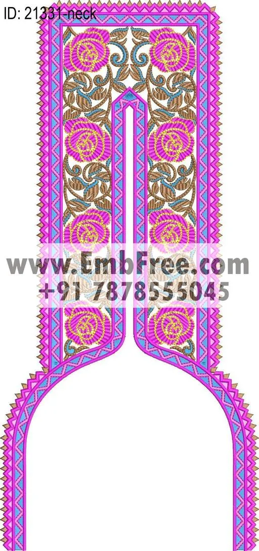 neck embroidery design-ID:21331