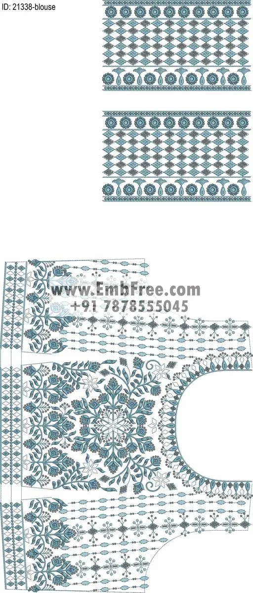 blouse embroidery design-ID:21338