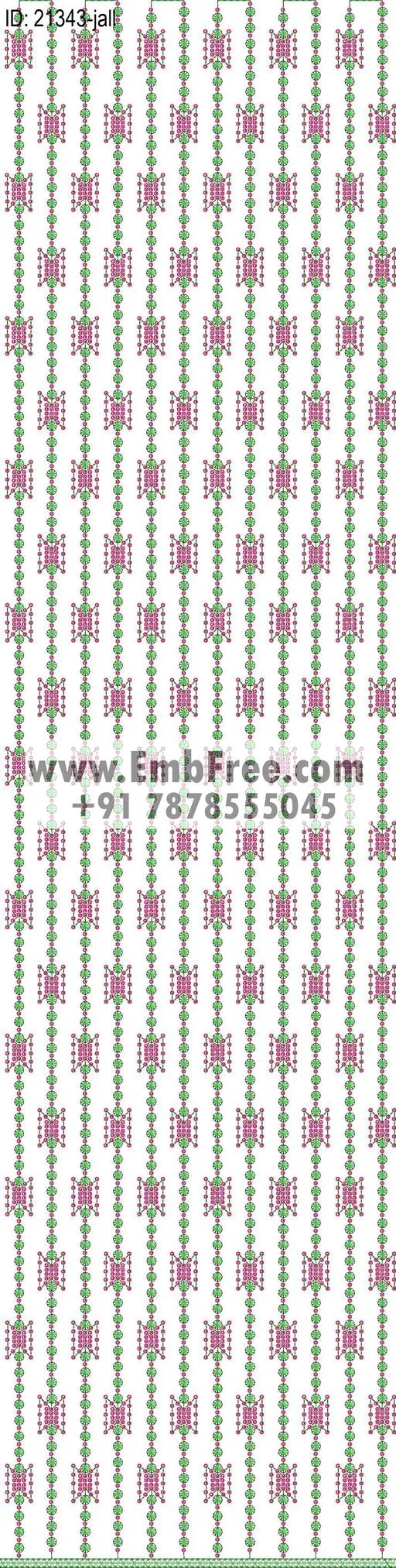 garment allover embroidery design-ID:21343