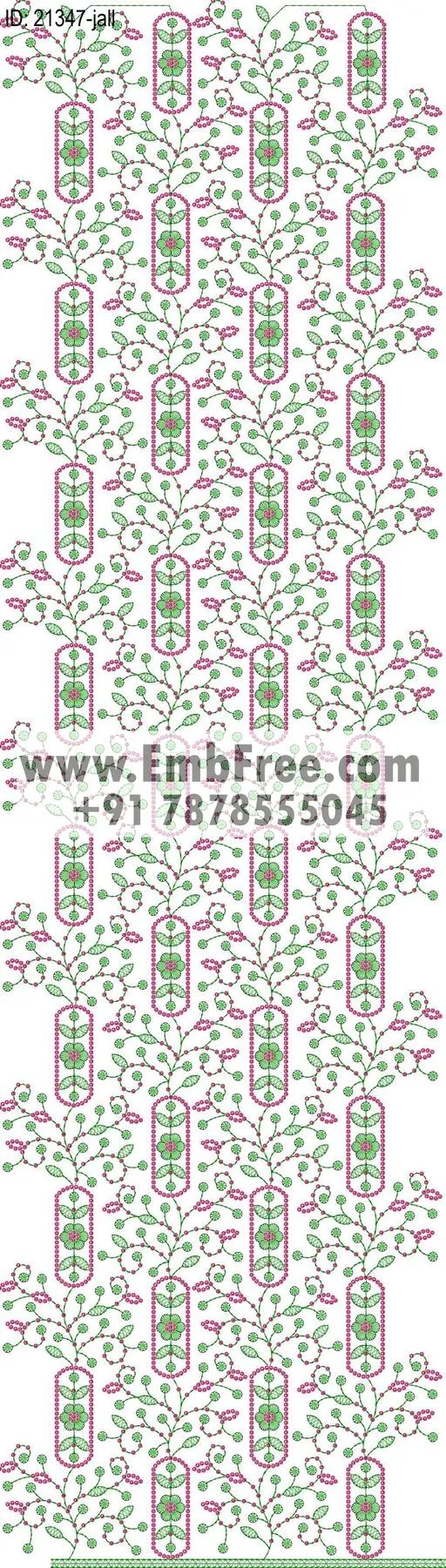 garment allover embroidery design-ID:21347