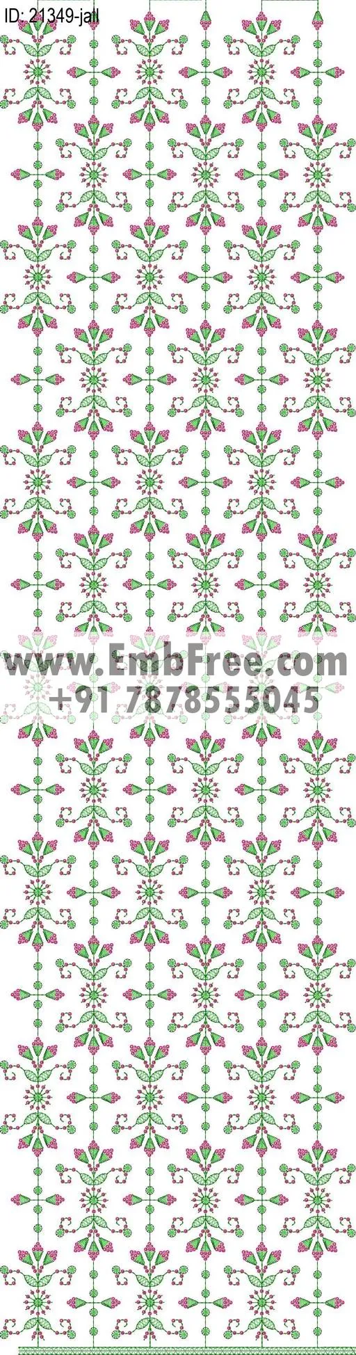 garment allover embroidery design-ID:21349