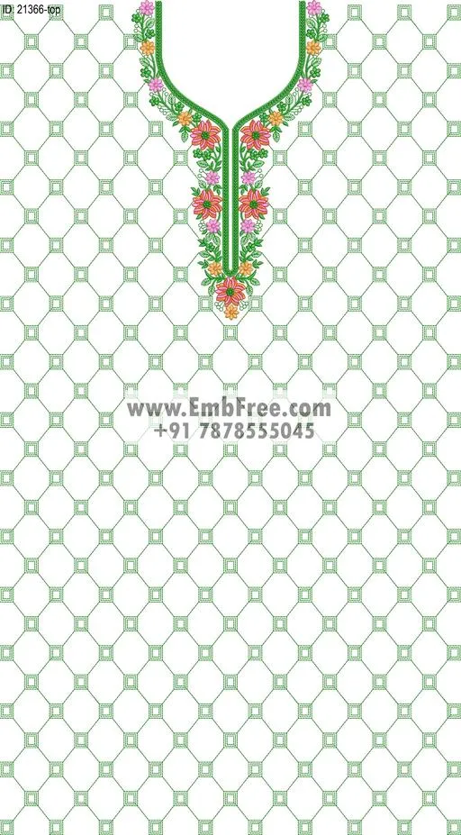 Embroidery Designs for dress id:21366