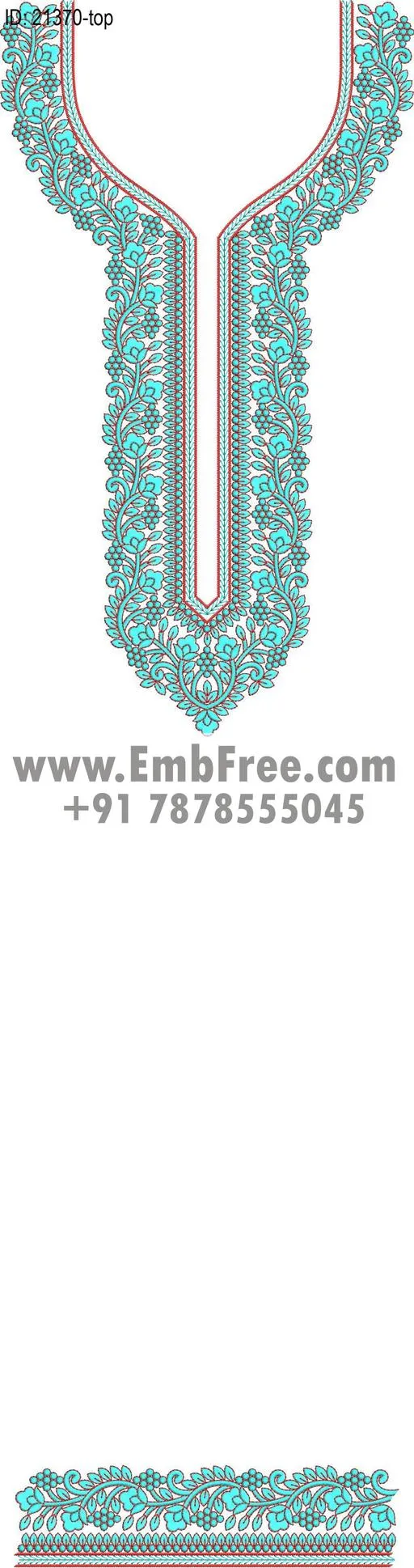 Embroidery Designs for dress id:21370