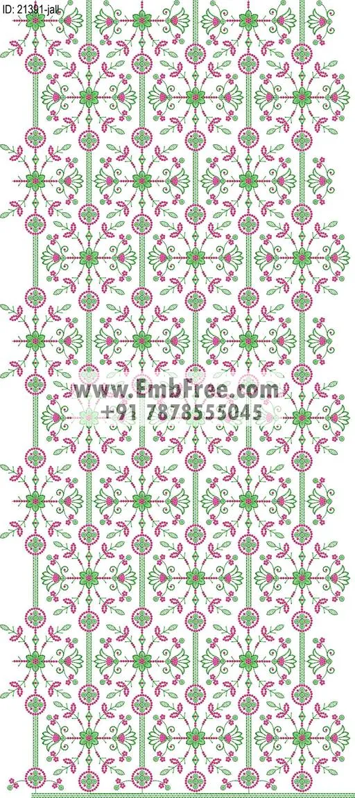 garment allover embroidery design-ID:21391