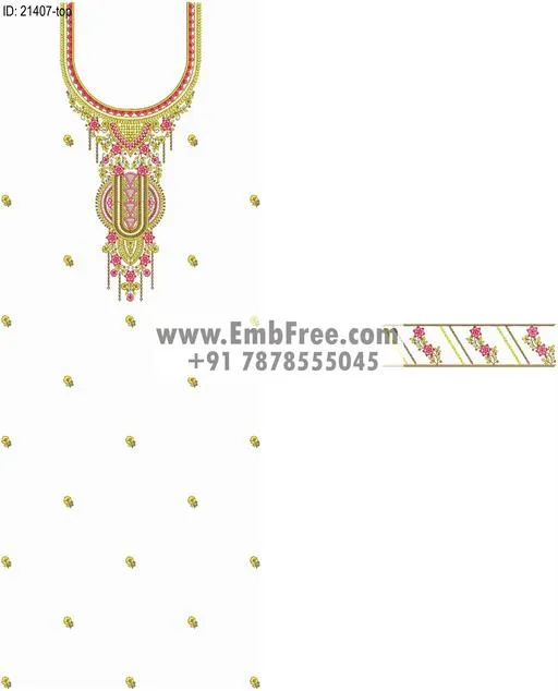single head dress embroidery design-ID:21407