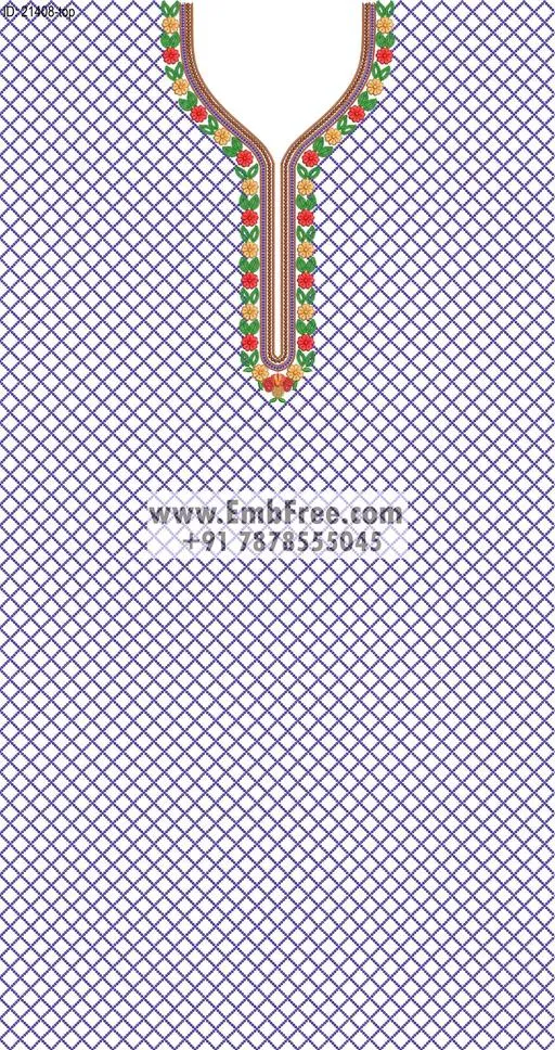 single head dress embroidery design-ID:21408