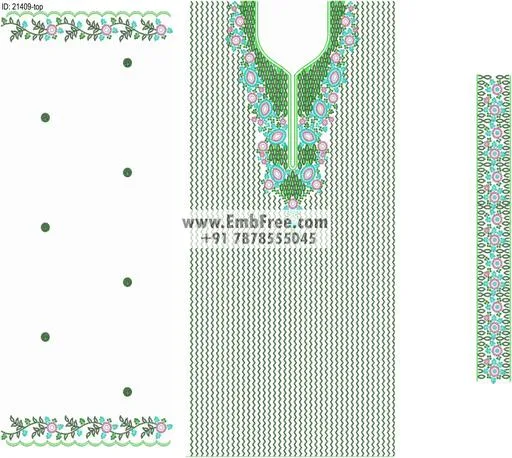single head dress embroidery design-ID:21409