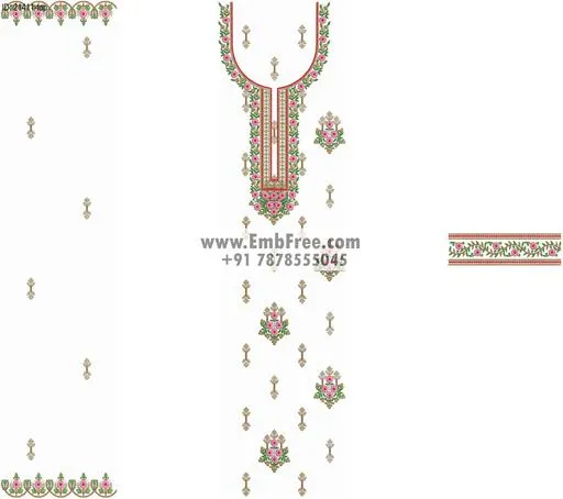 single head dress embroidery design-ID:21411