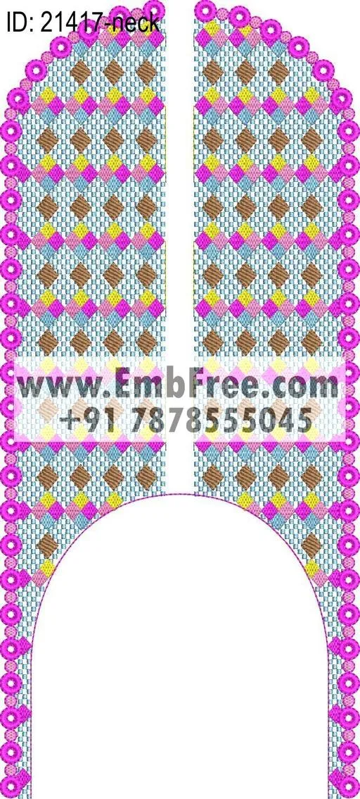 neck embroidery design-ID:21417