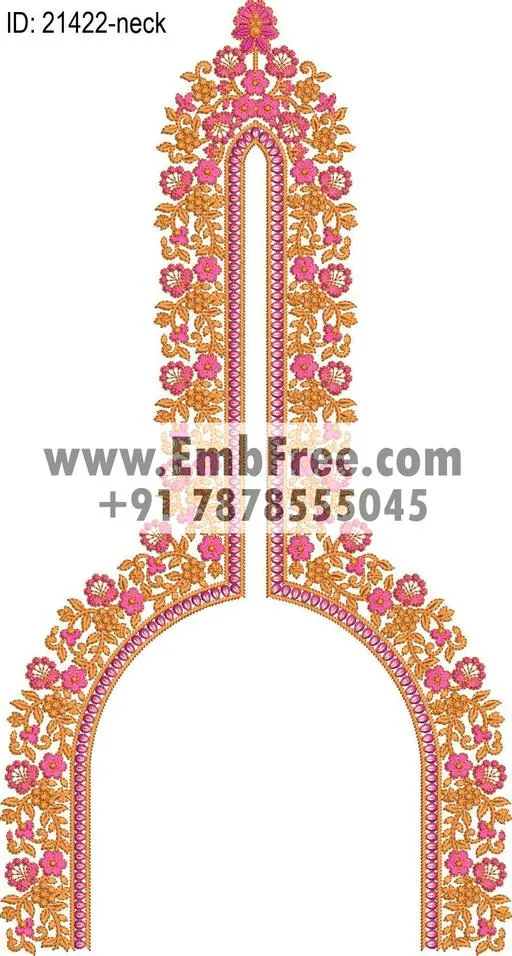 neck embroidery design-ID:21422