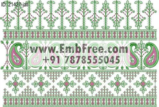 garment allover embroidery design-ID:21427