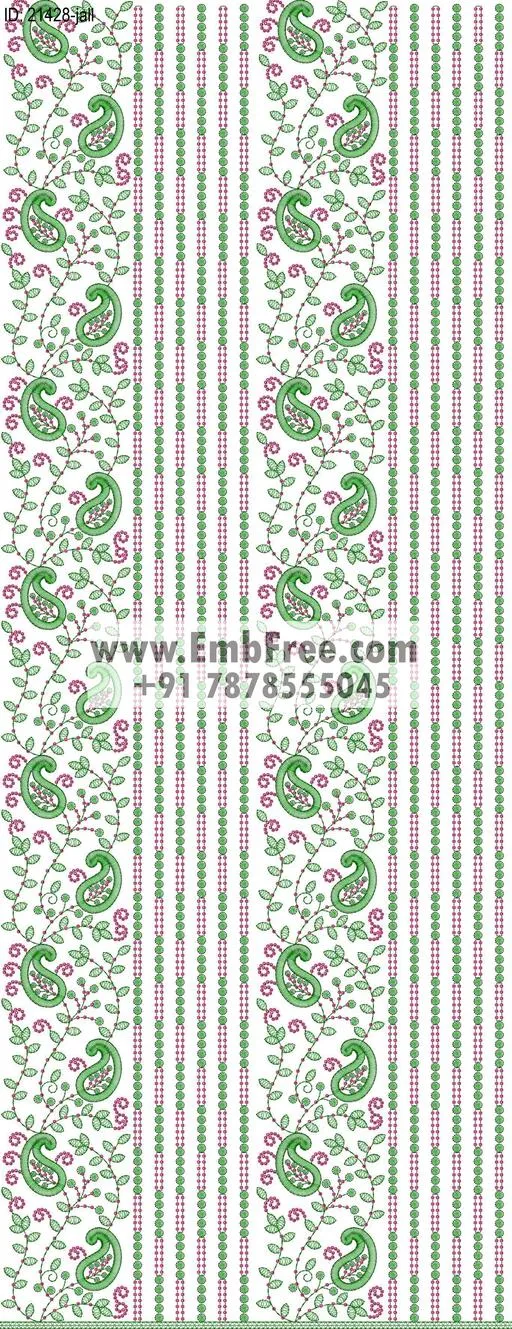 garment allover embroidery design-ID:21428