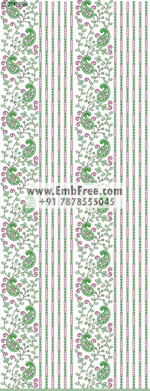 garment allover embroidery design-ID:21429