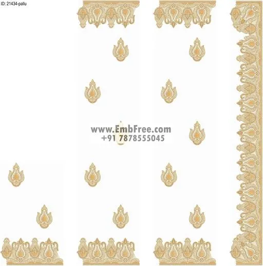 saree cpallu embroidery design-ID:21434