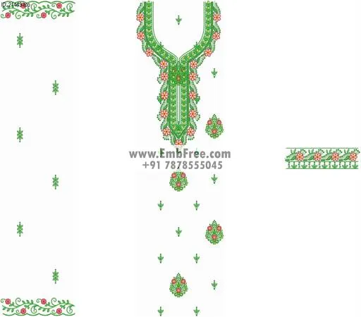 single head dress embroidery design-ID:21443