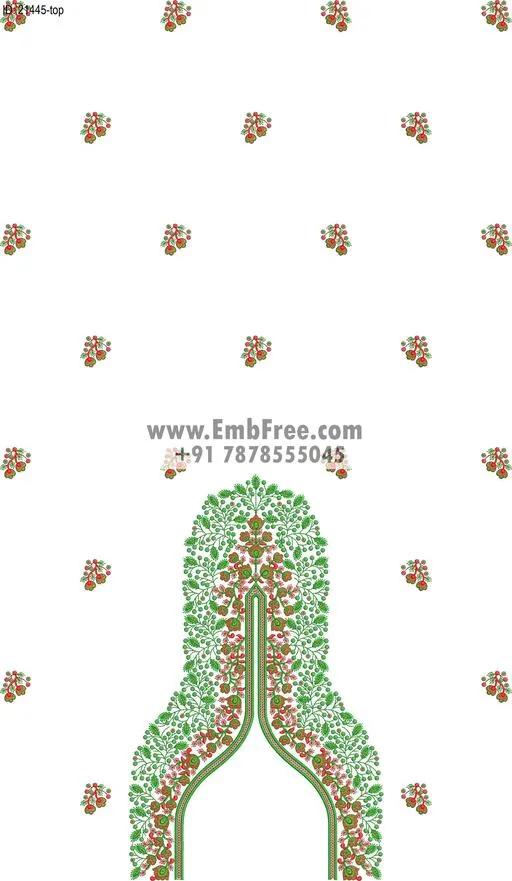 single head dress embroidery design-ID:21445