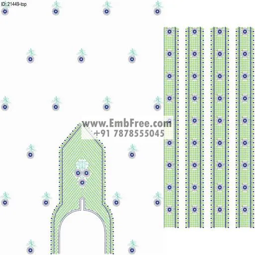 single head dress embroidery design-ID:21449