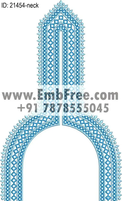 neck embroidery design-ID:21454