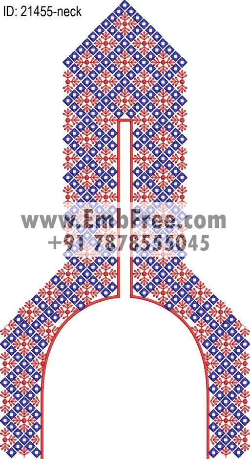 neck embroidery design-ID:21455