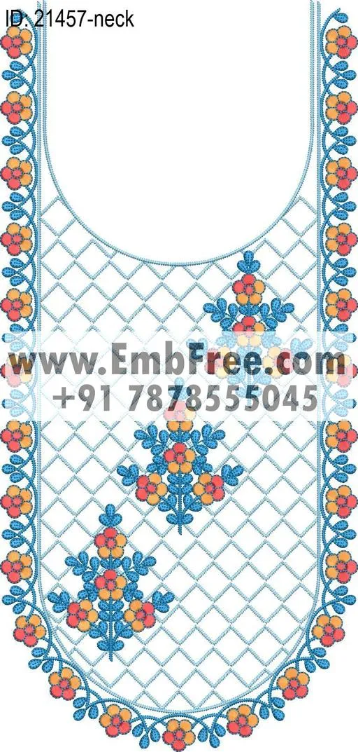 neck embroidery design-ID:21457
