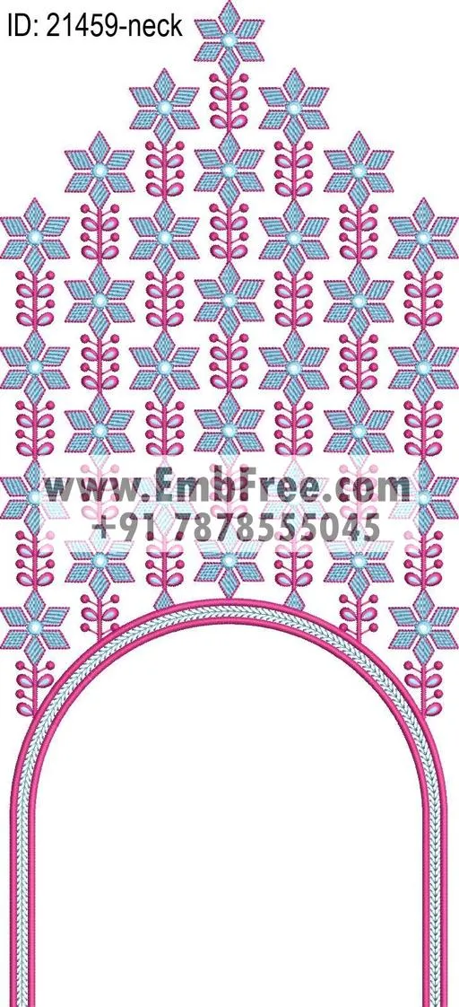 neck embroidery design-ID:21459