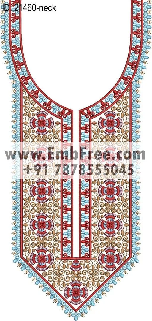 neck embroidery design-ID:21460