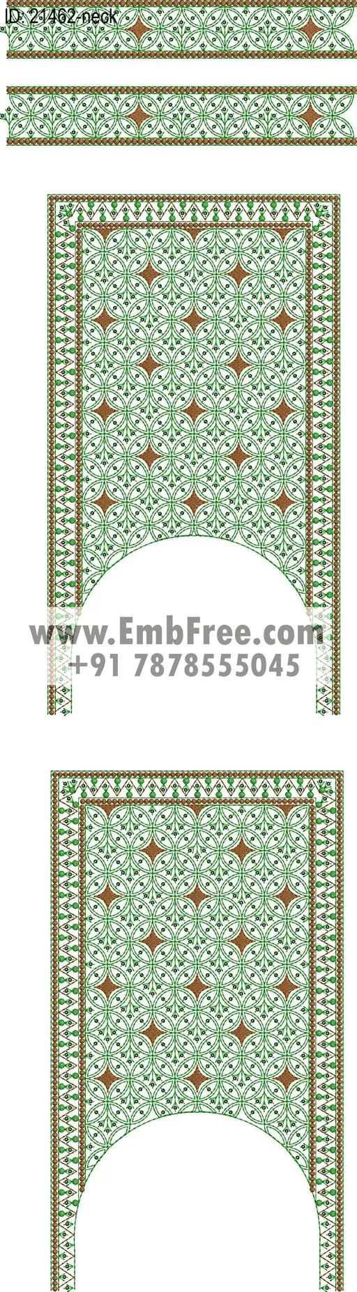 neck embroidery design-ID:21462