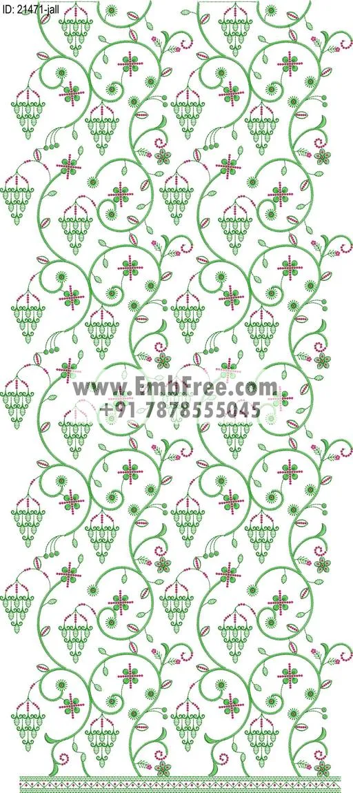 garment allover embroidery design-ID:21471