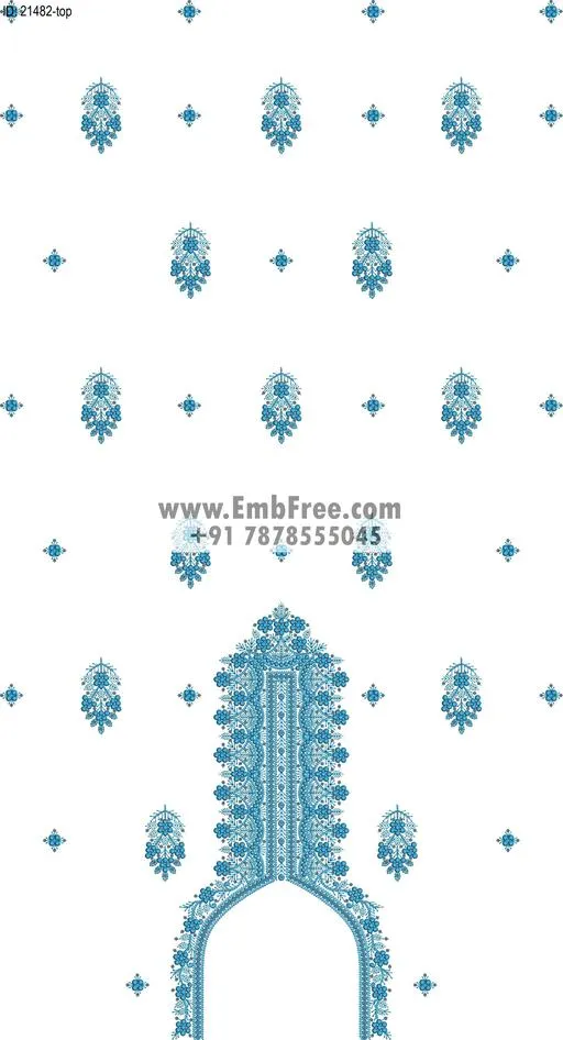 Embroidery Designs for dress id:21482