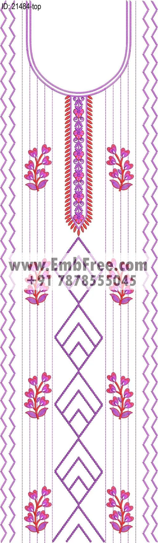 dress single head embroidery design-ID:21484