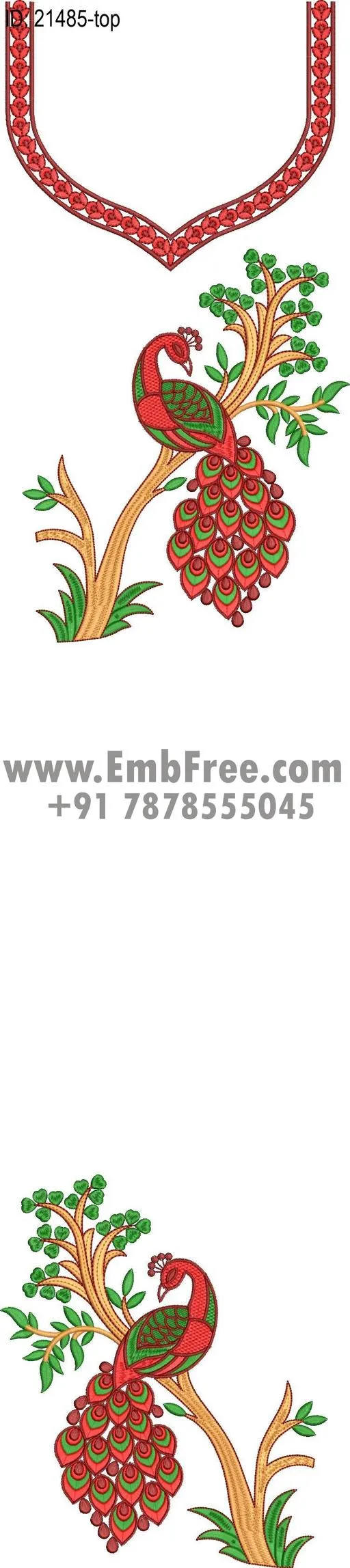 dress single head embroidery design-ID:21485