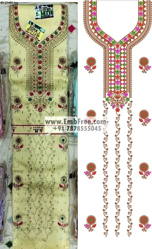 dress single head embroidery design-ID:21491