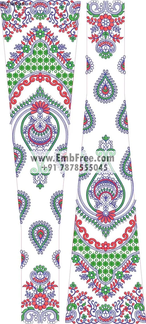 lahenga embroidery design-ID:21492
