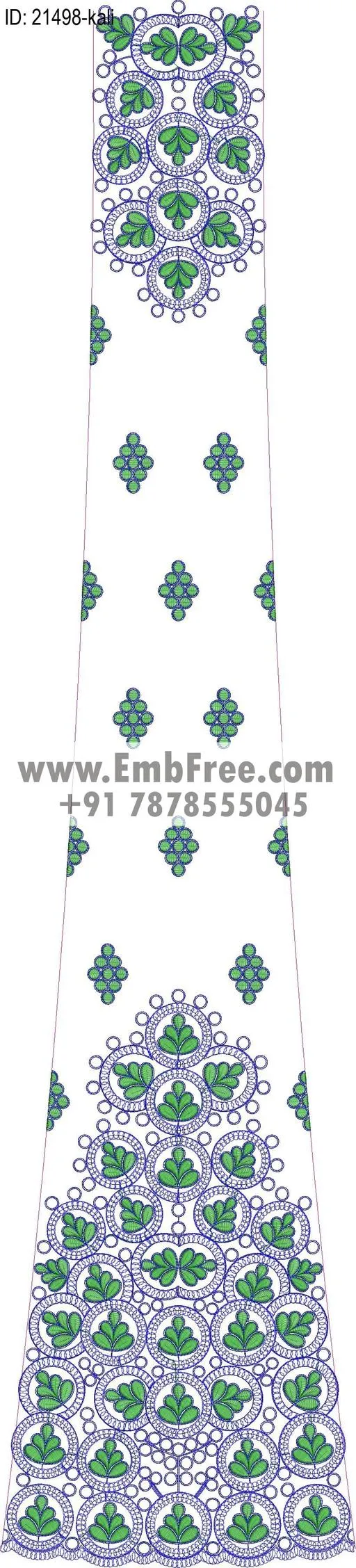 Embroidery Designs for dress id:21498
